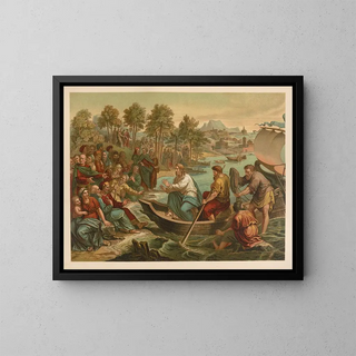 Bibbia dorata dei classici Pl084 - Jan Ladislaw Skora — quadro incorniciato alla parete