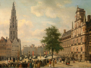 Processione sulla Grand-Place di Anversa - Jan Michiel Ruyten — vista dell’opera