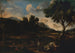 Paesaggio con una battaglia tra due montoni - Jan Miel — vista dell’opera