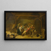 Il re beve - Jan Miense Molenaer — quadro incorniciato alla parete