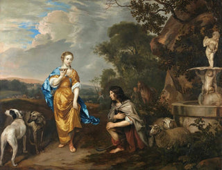 Jan Mijtens - Granida and Daiphilo Double portrait of a young couple.webp