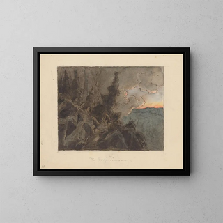 Crepuscolo - Jan Nowopack — quadro incorniciato alla parete