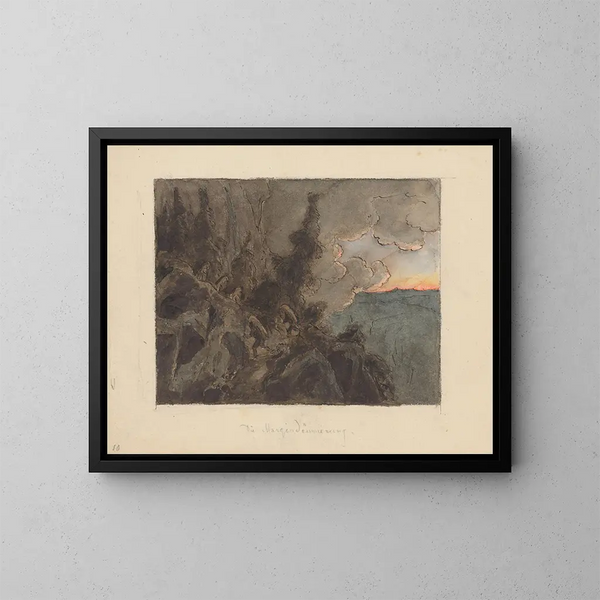 Crepuscolo - Jan Nowopack — quadro incorniciato alla parete
