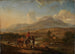 Paesaggio meridionale della sera con pastori a un guado - Jan Peeter Verdussen — vista dell’opera