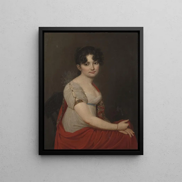 Jan Pfeifer - Portrait of Mrs Dziekoska generals wife.webp