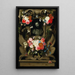 Guirlande di fiori che circonda un cartiglio con un busto di Cristo - Jan Philips van Thielen — quadro incorniciato alla parete