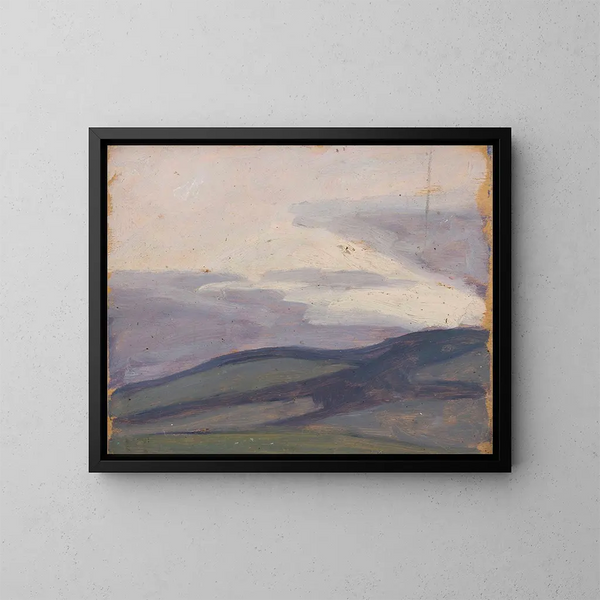 Paesaggio submontano - Jan Rembowski — quadro incorniciato alla parete