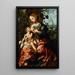 Madone dell'Umiltà - Jan Sanders van Hemessen — quadro incorniciato alla parete
