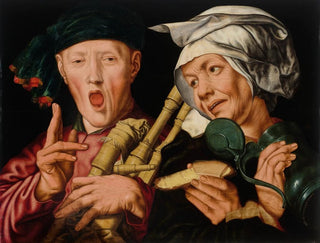 Jan Sanders Van Hemessen - The Bagpiper and Merry Wife.webp