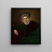 Ritratto della signora Pozner - Jan Sikorski — quadro incorniciato alla parete