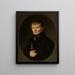 Ritratto di un uomo - Jan Sikorski — quadro incorniciato alla parete