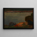 Serata sul fiume Dnepr - Jan Stanisławski — quadro incorniciato alla parete
