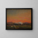 Nel campo, tramonto in Ucraina - Jan Stanisławski — quadro incorniciato alla parete
