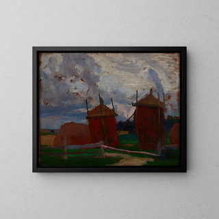 Ricks lituaniens - Jan Stanisławski — quadro incorniciato alla parete