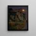 Luna - Jan Stanisławski — quadro incorniciato alla parete