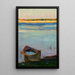 Petit bateau sur la rivière - Jan Stanisławski — quadro incorniciato alla parete