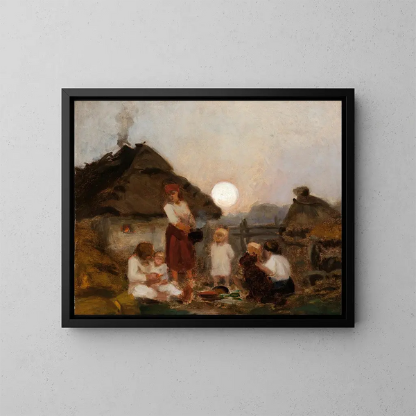Cena - Jan Stanisławski — quadro incorniciato alla parete