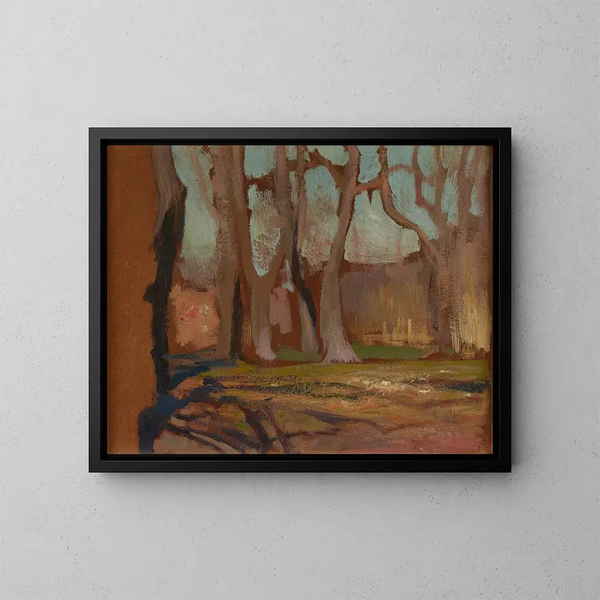 Le parc Planty à Cracovie au printemps - Jan Stanisławski — quadro incorniciato alla parete
