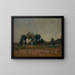 Alberi nella prateria - Jan Stanisławski — quadro incorniciato alla parete