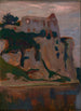 Tyniec all'alba - Jan Stanisławski — quadro incorniciato alla parete
