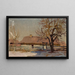 Paesaggio invernale - Jan Stanisławski — quadro incorniciato alla parete