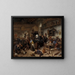Una scuola per ragazzi e ragazze - Jan Steen — quadro incorniciato alla parete