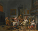 Interno di taverna con persone che bevono e suonano musica - Jan Steen — vista dell’opera