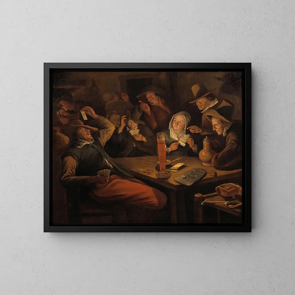 As de cœur - Jan Steen — quadro incorniciato alla parete