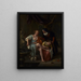 Bethsabée dopo il bagno - Jan Steen — quadro incorniciato alla parete
