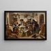 Attenzione alla lussuria - Jan Steen — quadro incorniciato alla parete
