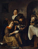 I bambini imparano a leggere a un gatto - Jan Steen — vista dell’opera