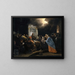 Il Cristo tra i dottori - Jan Steen — quadro incorniciato alla parete