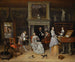 Interno fantastico con Jan Steen e la famiglia di Gerrit Schouten - Jan Steen — vista dell’opera