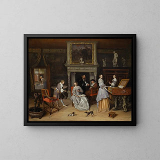 Jan Steen - Fantasy Interior with Jan Steen and the Family of Gerrit Schouten.webp