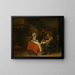 Fermier che mangia uova - Jan Steen — quadro incorniciato alla parete