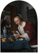 Fille mangeant des huîtres - Jan Steen — vista dell’opera