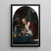 Fille mangeant des huîtres - Jan Steen — quadro incorniciato alla parete