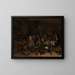 Journée des princes - Jan Steen — quadro incorniciato alla parete