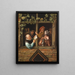dei retorici alla finestra - Jan Steen — quadro incorniciato alla parete