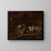 Samson e Dalila - Jan Steen — quadro incorniciato alla parete