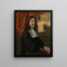 Autoritratto - Jan Steen — quadro incorniciato alla parete
