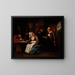 Scène di taverna - Jan Steen — quadro incorniciato alla parete