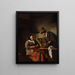 I produttori di candele - Jan Steen — quadro incorniciato alla parete