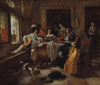 Le concert de famille - Jan Steen — vista dell’opera