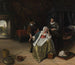 La giovane innamorata - Jan Steen — vista dell’opera