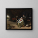 La giovane innamorata - Jan Steen — quadro incorniciato alla parete