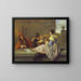 Il suonatore di lira - Jan Steen — quadro incorniciato alla parete