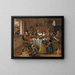 La Famiglia Felice - Jan Steen — quadro incorniciato alla parete