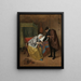 La donna malata - Jan Steen — quadro incorniciato alla parete
