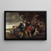 Il gioioso ritorno a casa - Jan Steen — quadro incorniciato alla parete